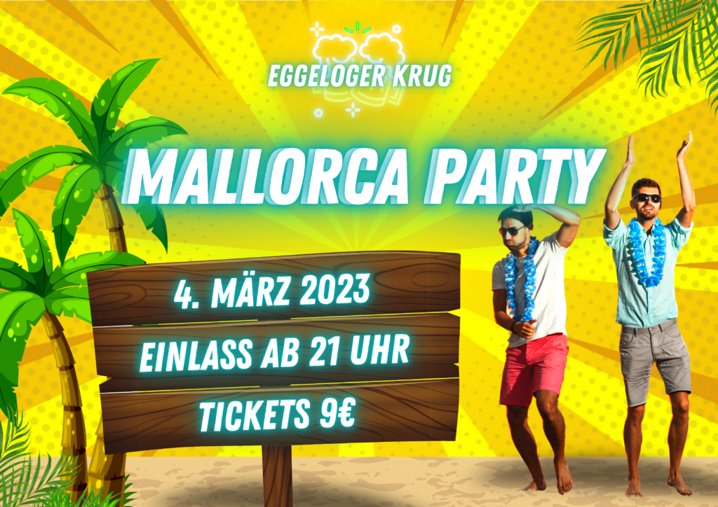 Mallorca Party Eggeloger Krug